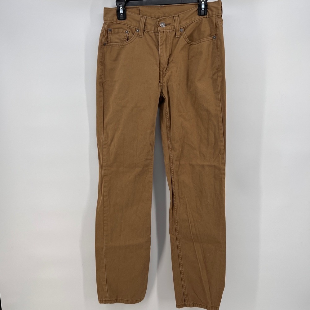 Levi Strauss 514 Mens Tan Straight Fit Jeans W30 L32